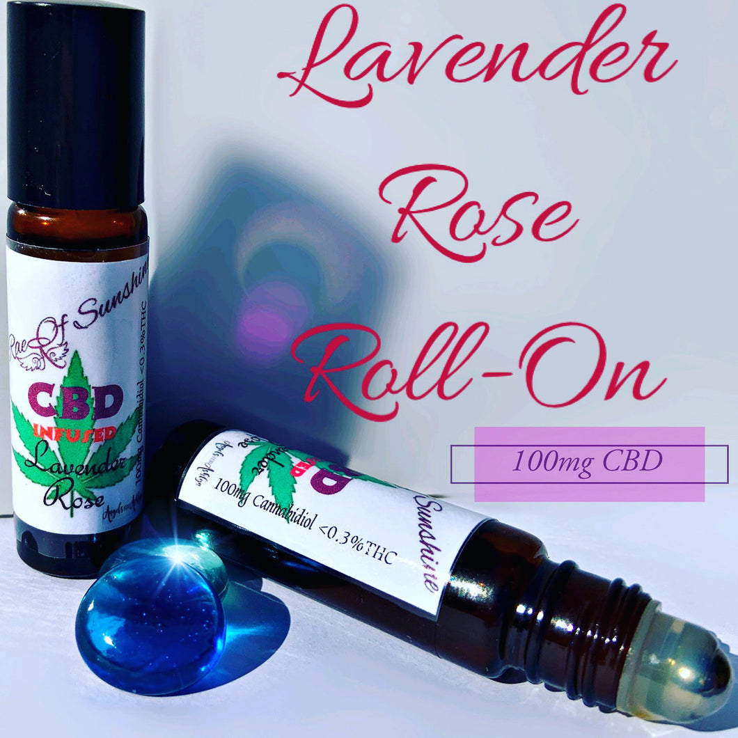 100mg CBD Lavender-Rose Roll On